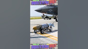 U.S. Marines install ordnance on an F-35B Lightning II