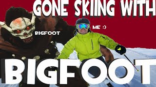 Going skiing with BIGFOOT