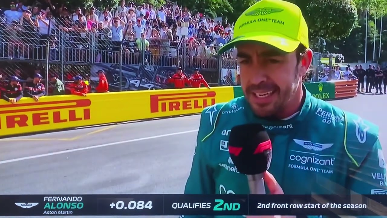 Loic Duval interviews with Fernando Alonso