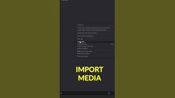 DAVINCI RESOLVE BASICS - MEDIA #davinciresolve #editing #greenscreen #videoediting