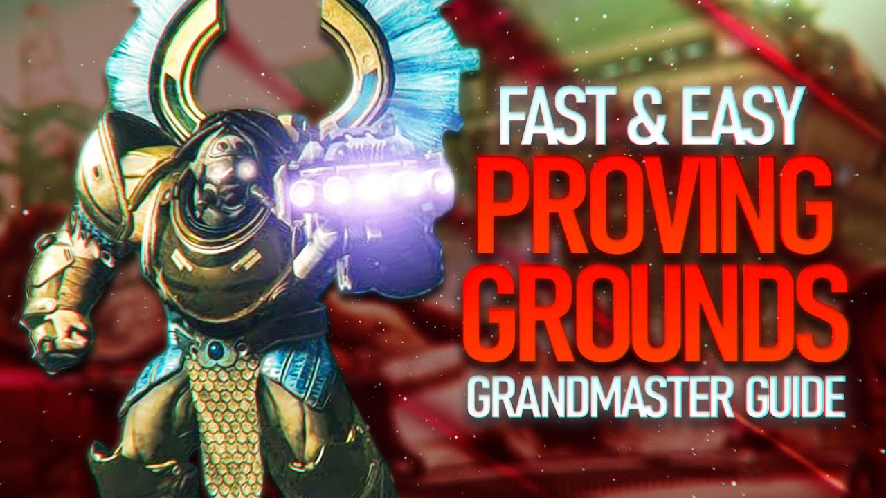 How ANYONE Can Beat Grandmaster PROVING GROUNDS (Destiny 2) YouTube