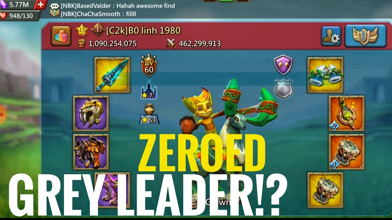 MINI LEAD ACTION! 1.1B WITH GREY LEADER EXPLODES - Lords Mobile - YouTube