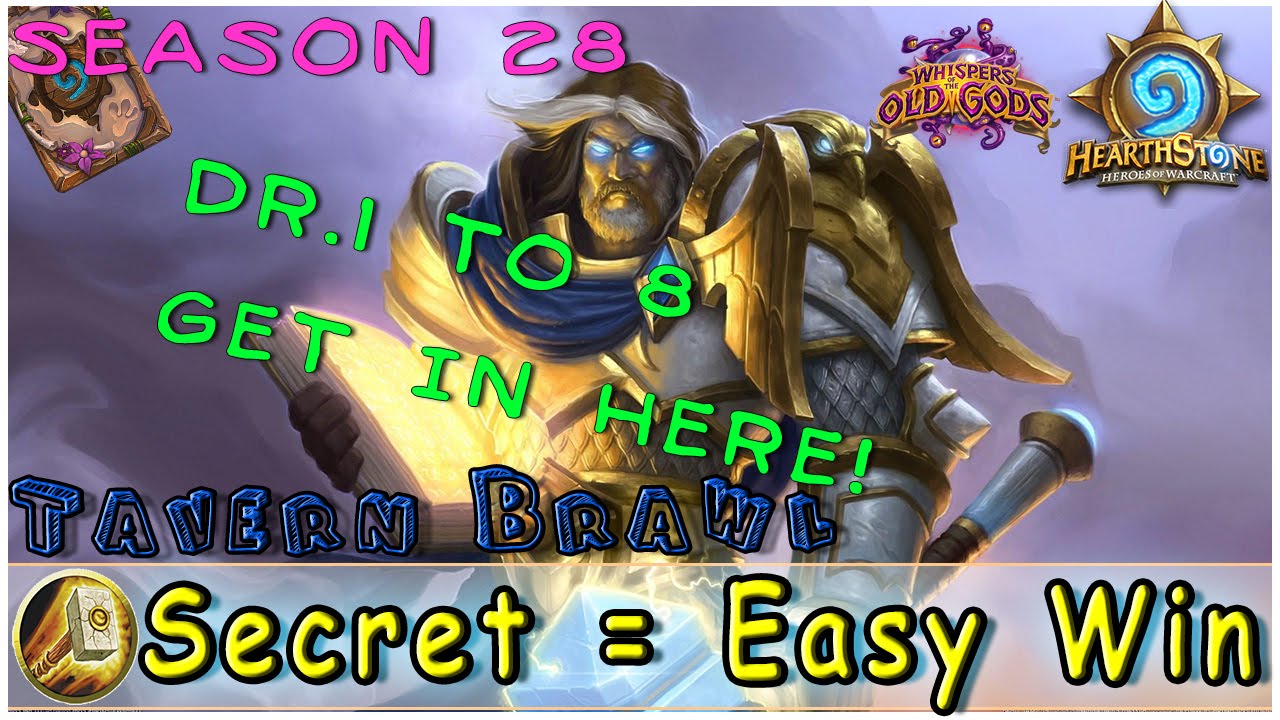 Hearthstone Secret Paladin Deck & Decklist TAVERN BRAWL Clockwork