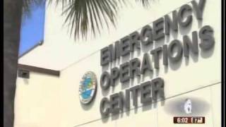 Emergency Operations Center monitoring Irene