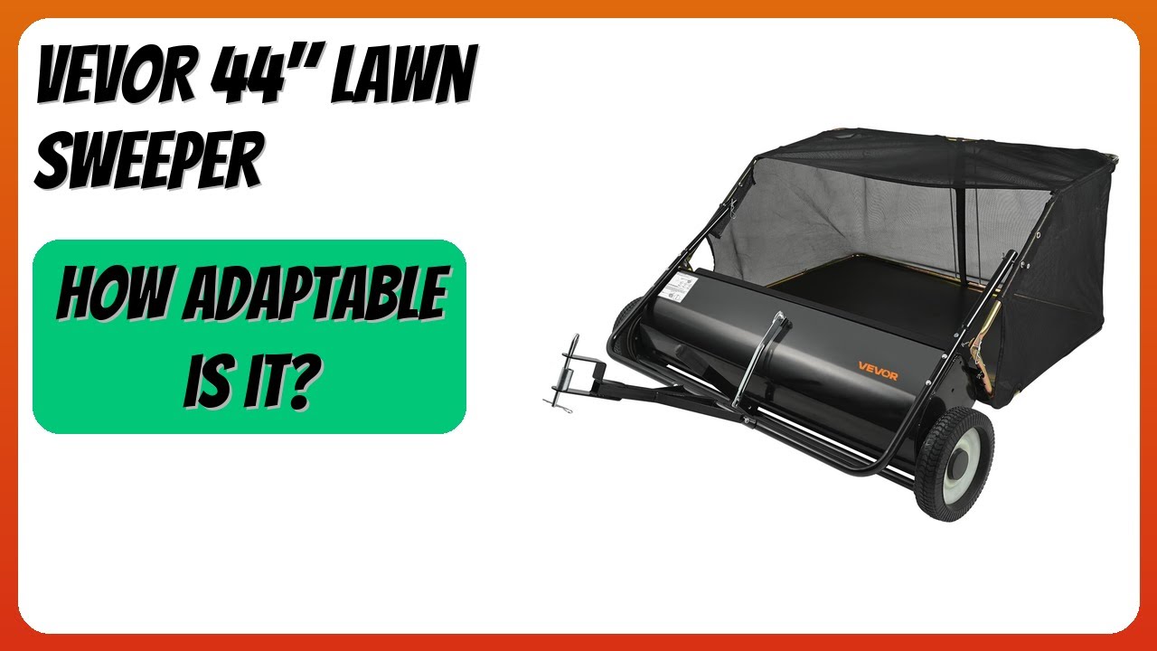 REVIEW (2026): VEVOR 44" Lawn Sweeper. Features