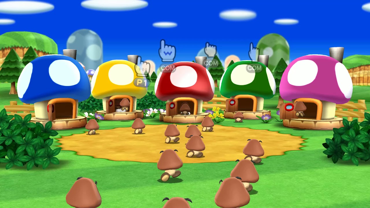 Mario Party 9 | Party - Boo's Horror Castle. Mario Vs Wario Vs Toad Vs Peach. ( Party #191)