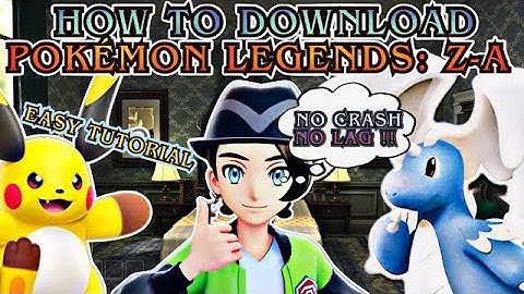How To Download Pokemon Legends ZA on PC 🔥 | Eden Emulator | No Crash And No LAG !!