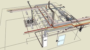 MECHANICAL & ELECTRICAL   TYPICAL 3D   SKETCHUP