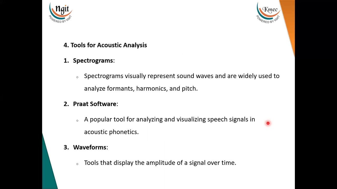 4.3 Acoustic Phonetics and Signals