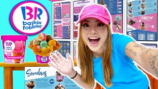 I OPENED A REAL BASKIN ROBBINS IN MY HOUSE | WE BUILD OUR OWN ICE CREAM STORE AT HOME BY SWEEDEE