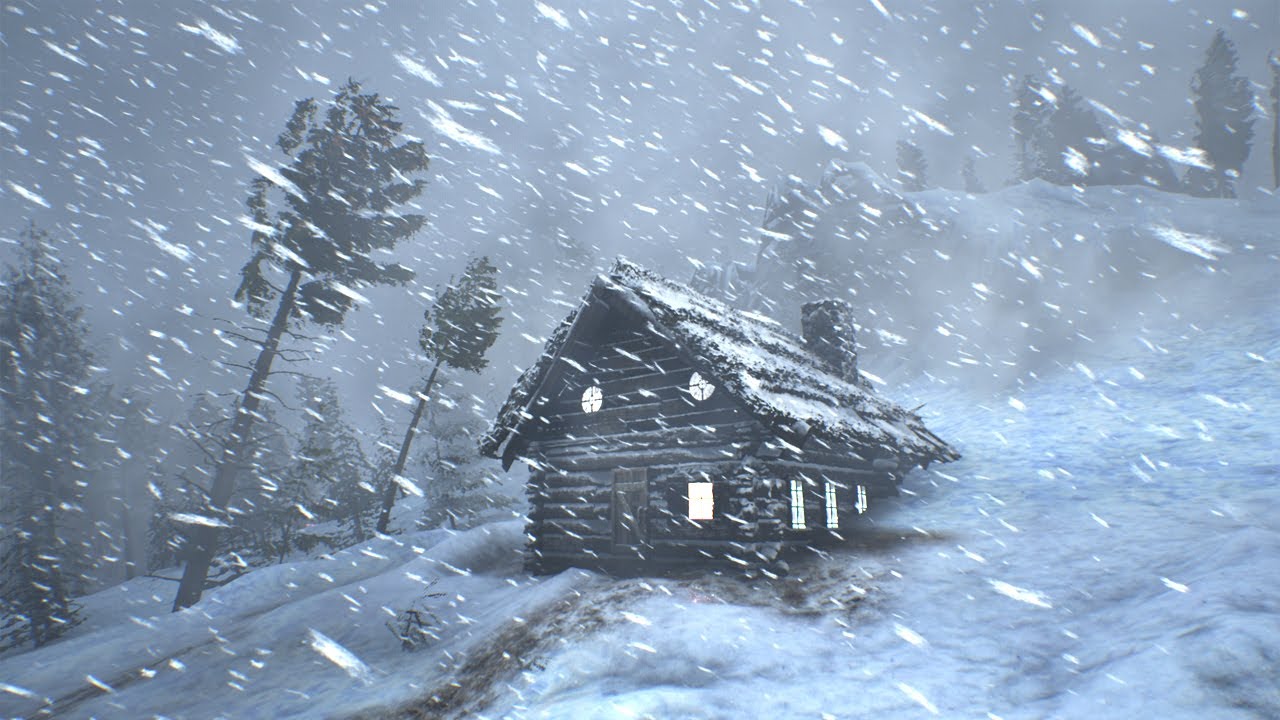 APOCALYPTIC WHITEOUT: EXTREME SNOWSTORM SOUNDS & BRUTAL WINTER STORM for Sleep | Absolute Polar wind