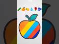 🥒🍊🍋🌹🫐 Coloring #shorts #viral #art #drawing #ytshorts #satisfying #creative #youtubeshorts #trending