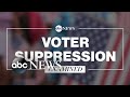 What is voter suppression? l ABC News