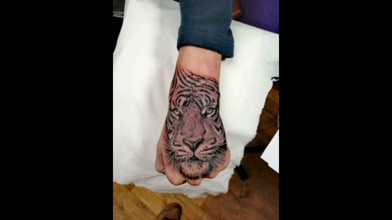 Tiger Tattoo Design On Chest - Tattoos Designs