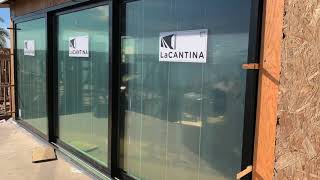 La Cantina Door Installation