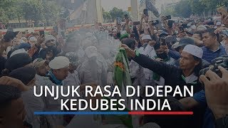 Demo di Kedubes India, Ini Enam Tuntutan yang Disampaikan Peserta Aksi