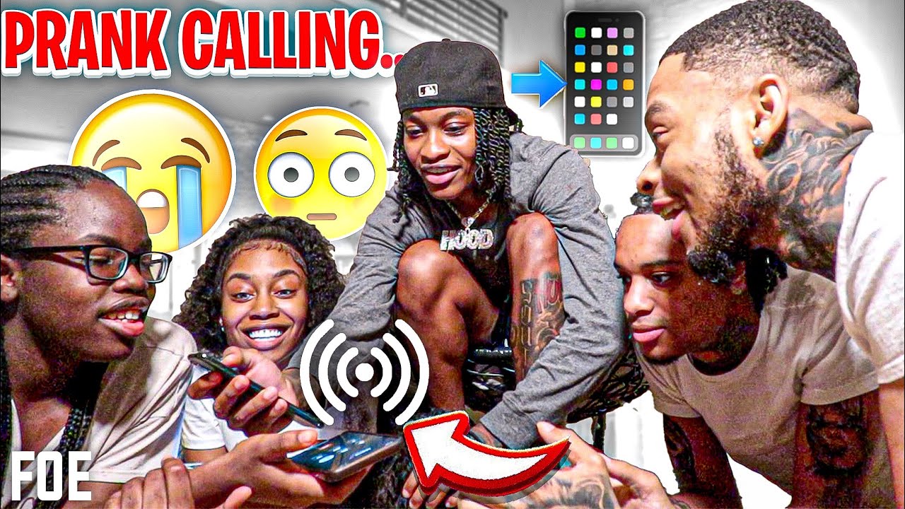 LATE NIGHT PRANK CALLS w/ THE GANG (HILARIOUS)