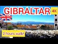 ⁴ᴷ GIBRALTAR walking tour, British overseas territory, United Kingdom 🇬🇧 4K