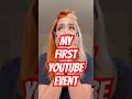 SO NERVOUS! 😟 my FIRST YouTube EVENT!! #youtuber #minivlog