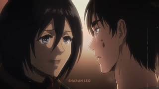 Eren Mikasa Edit | Cardigan Slowed | Attack On Titan Season Finale