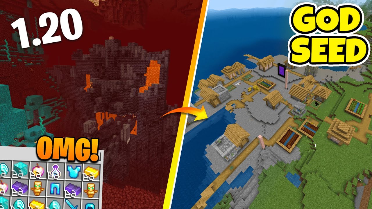 🔥[GOD SEED] For Minecraft Bedrock And Pocket Edition | Seed Minecraft 1 ...