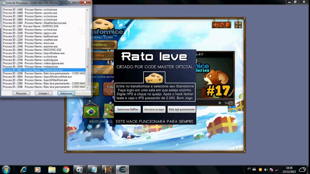 Rato Leve Permanente Code Master™