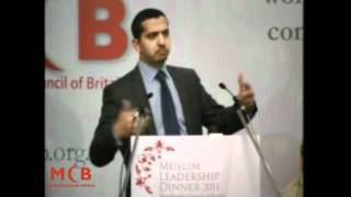 Mehdi Hasan at the Muslim Leadership Dinner