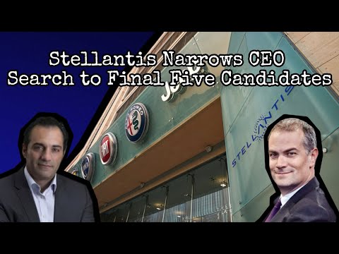 Stellantis Narrows CEO Search to Final Five Candidates