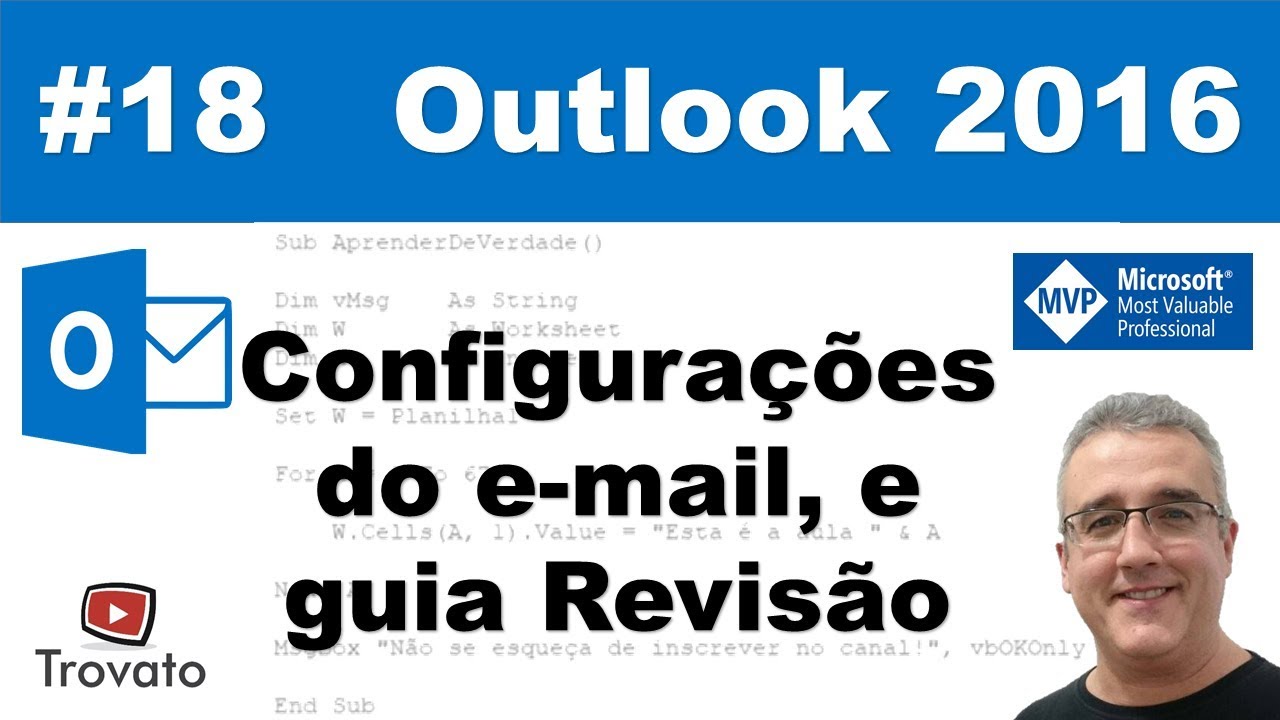 #18 – Configurações do corpo de e-mail, Guia Revisão e seus recursos ...