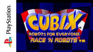 [PSX] Cubix: Robots For Everyone - Race 'N Robots (2001) Longplay screenshot 1