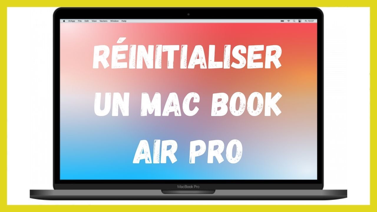Comment réinitialiser un mac book air pro - YouTube