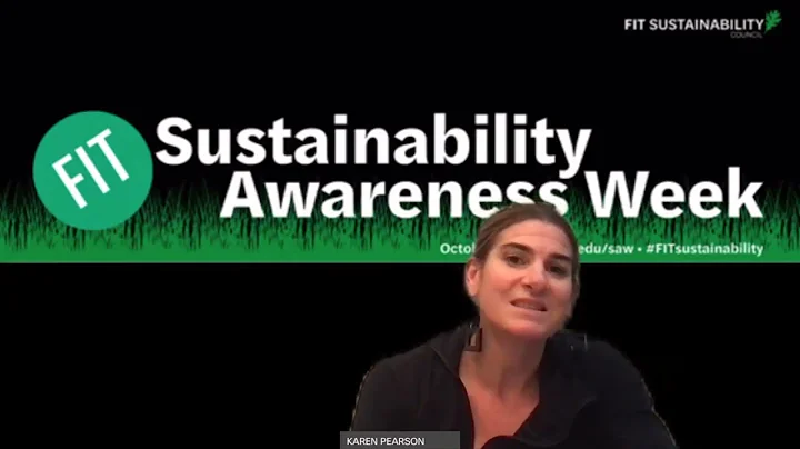 Sustainability Awareness Week 2021: Karen Pearson,...