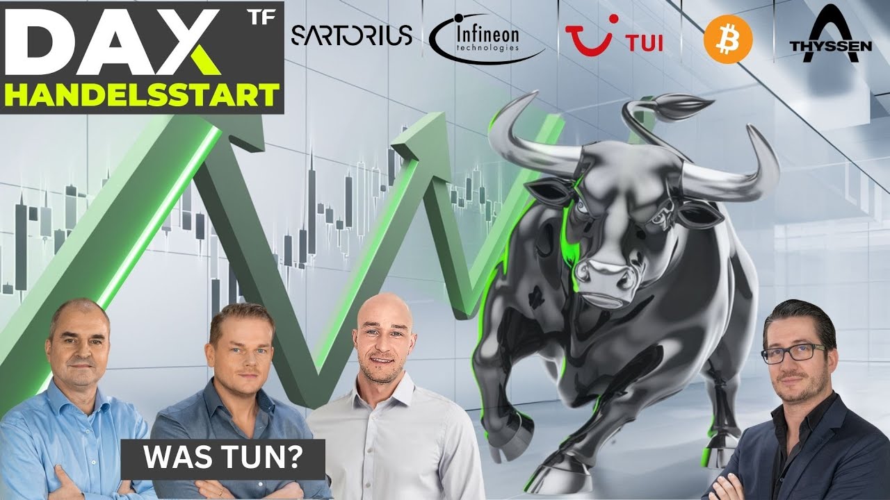 DAX Handelsstart | Brent Oil | EUR/USD | Vonovia | GOLD | MDAX/SDAX | TUI | Infineon | Sanofi