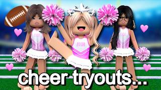 I Went To CHEERLEADING Tryouts.. 😳 | ORA Roblox Dance Moms