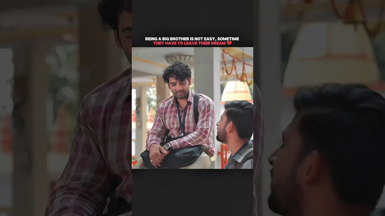 Bada Bhai Hona Asaan Nahi Hota Sacrifice for Family Emotional Reality Heart Touching #shorts