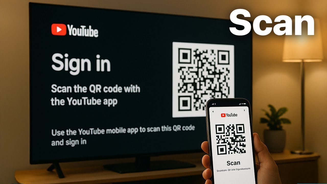 How To Scan YouTube QR Code On Your Smart TV - YouTube