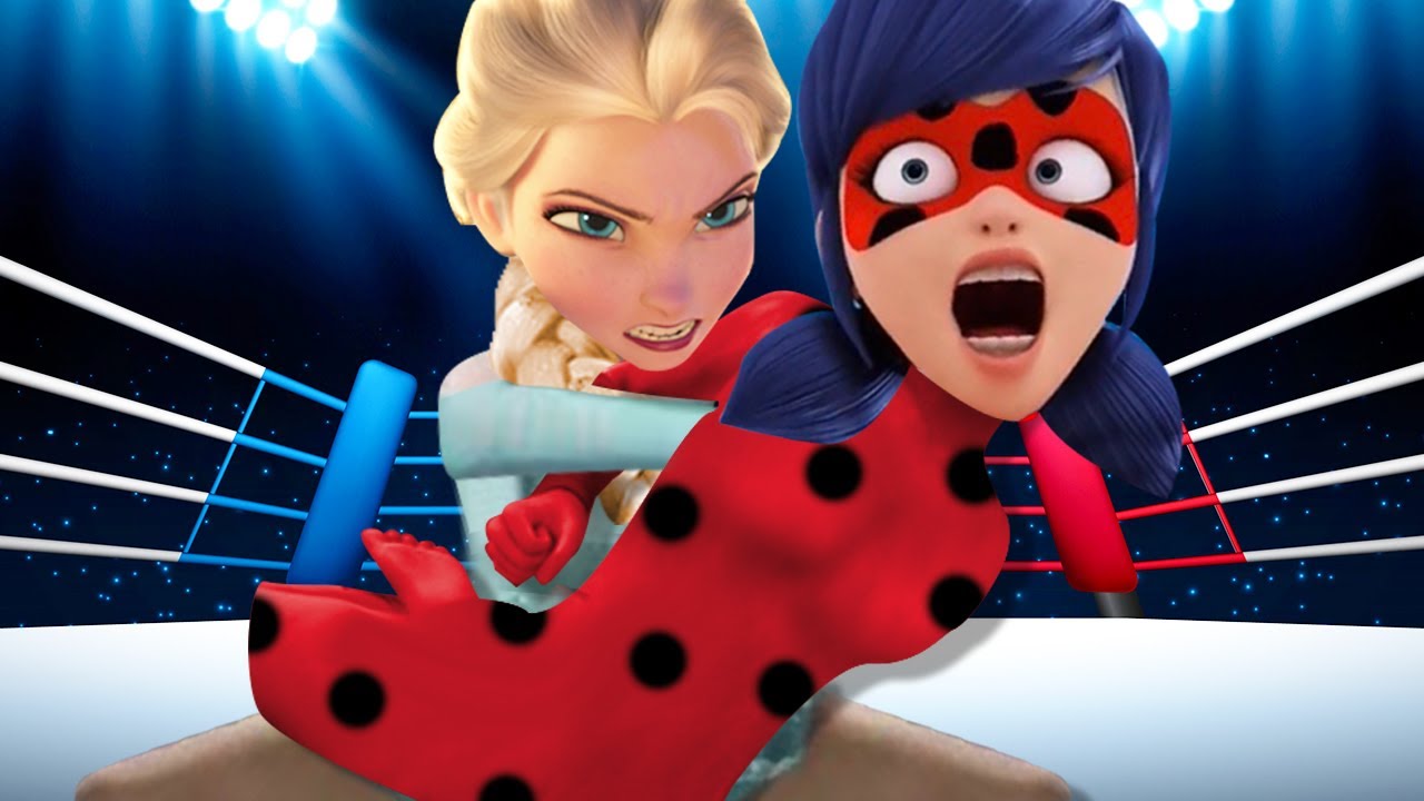 [🐾paper diy🐾] Ladybug VS Elsa - Miraculous story - YouTube