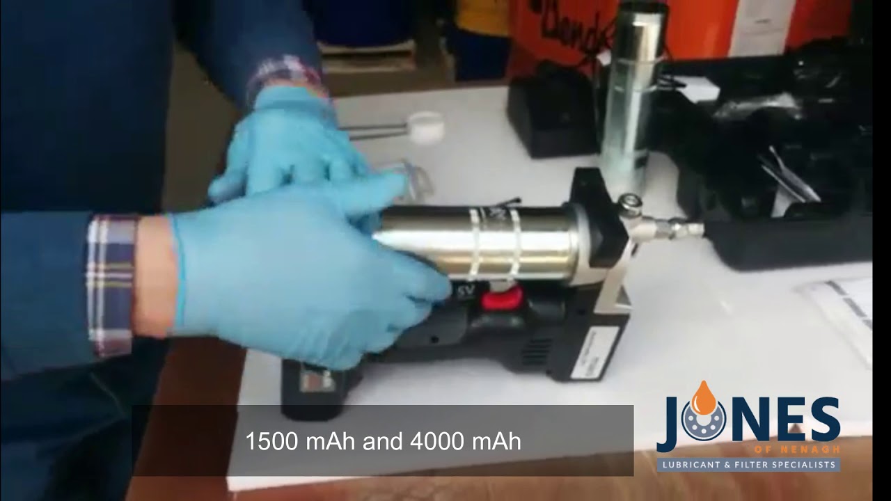 Mato Cordless grease gun in action with Doost grease gun coupler YouTube