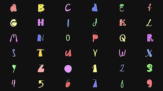 Cartoon Animated Typeface Cartoon Animation — Clean Motion Graphics Asset