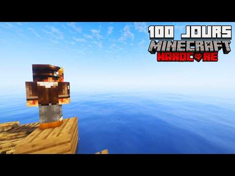 100 JOURS dans l'océan le plus dangereux de Minecraft