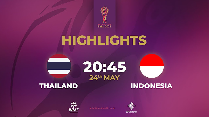 WMF World Cup 2025: Highlights Thailand - Indonesia