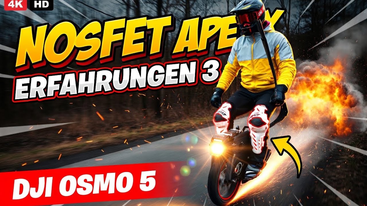 Nosfet Apex // Erfahrungen 3 // Dji Osmo 5 