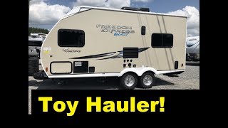 NEW!! Small Toy Hauler 17BLSE Freedom Express
