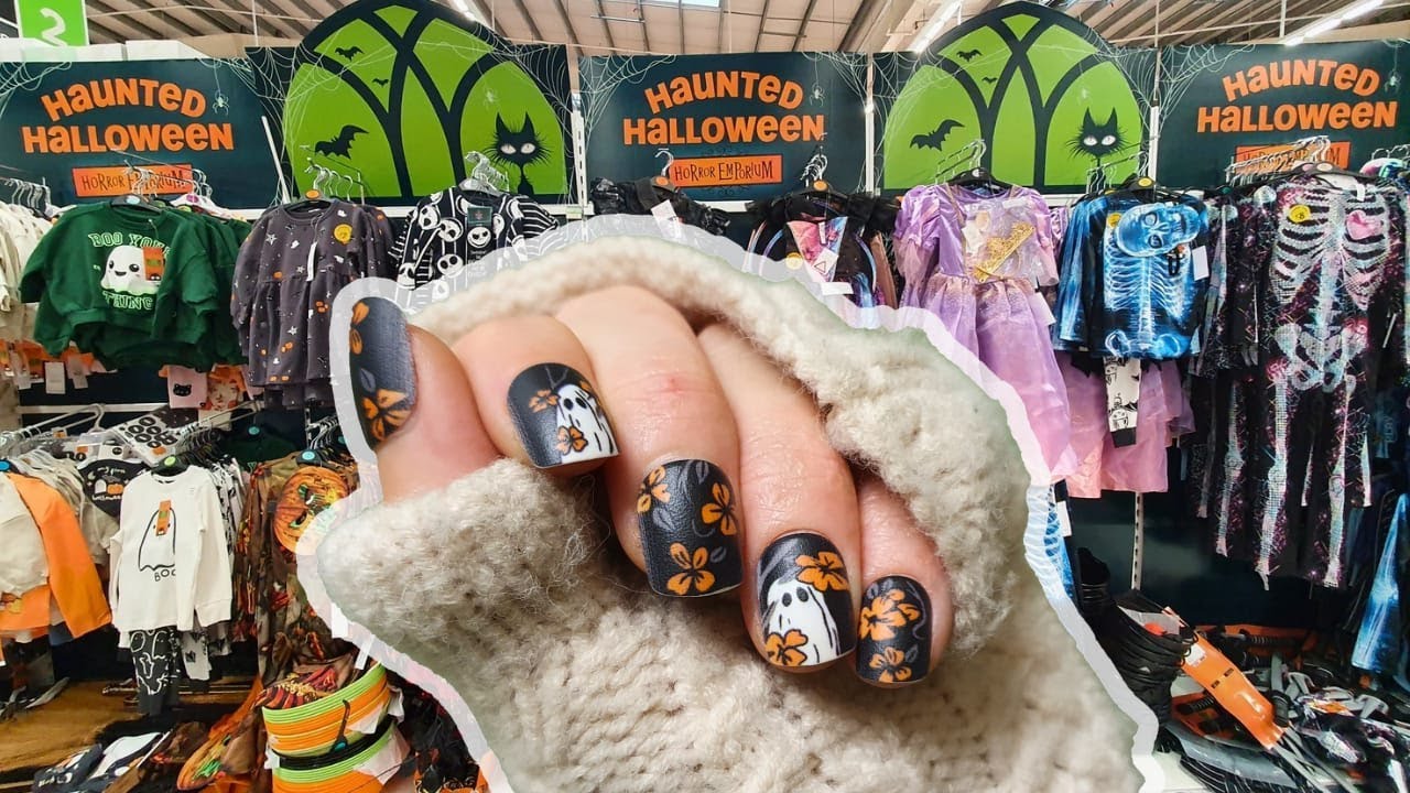 Public ASMR Asda Store UK Spooky Halloween Shopping - Fast and Aggressive Tapping and Scratching