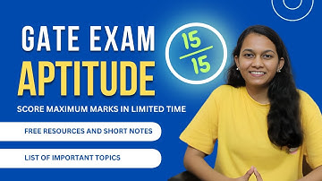 How to Prepare Aptitude for GATE in Limited Time | Resources, Short Notes and More