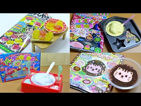 Japanese Interesting 5 DIY Candy Making Kits Popin'Cookin' Candy Souvenir  ASMR 