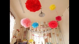 【DIY】100均商品を使った「誕生日の飾りつけ」インテリアアイデア♡～Interior decoration ideas birthday.