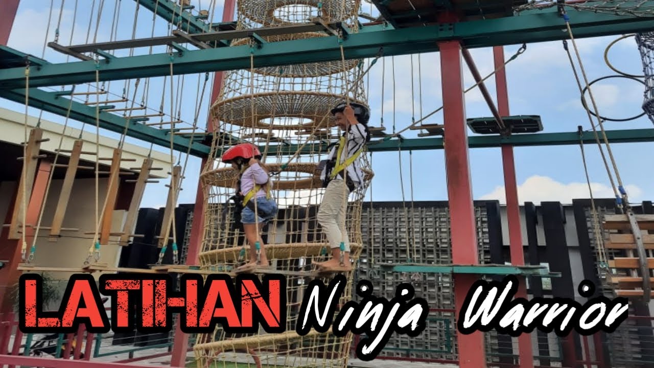 Latihan Ninja warrior | kakak adek Outbound seru