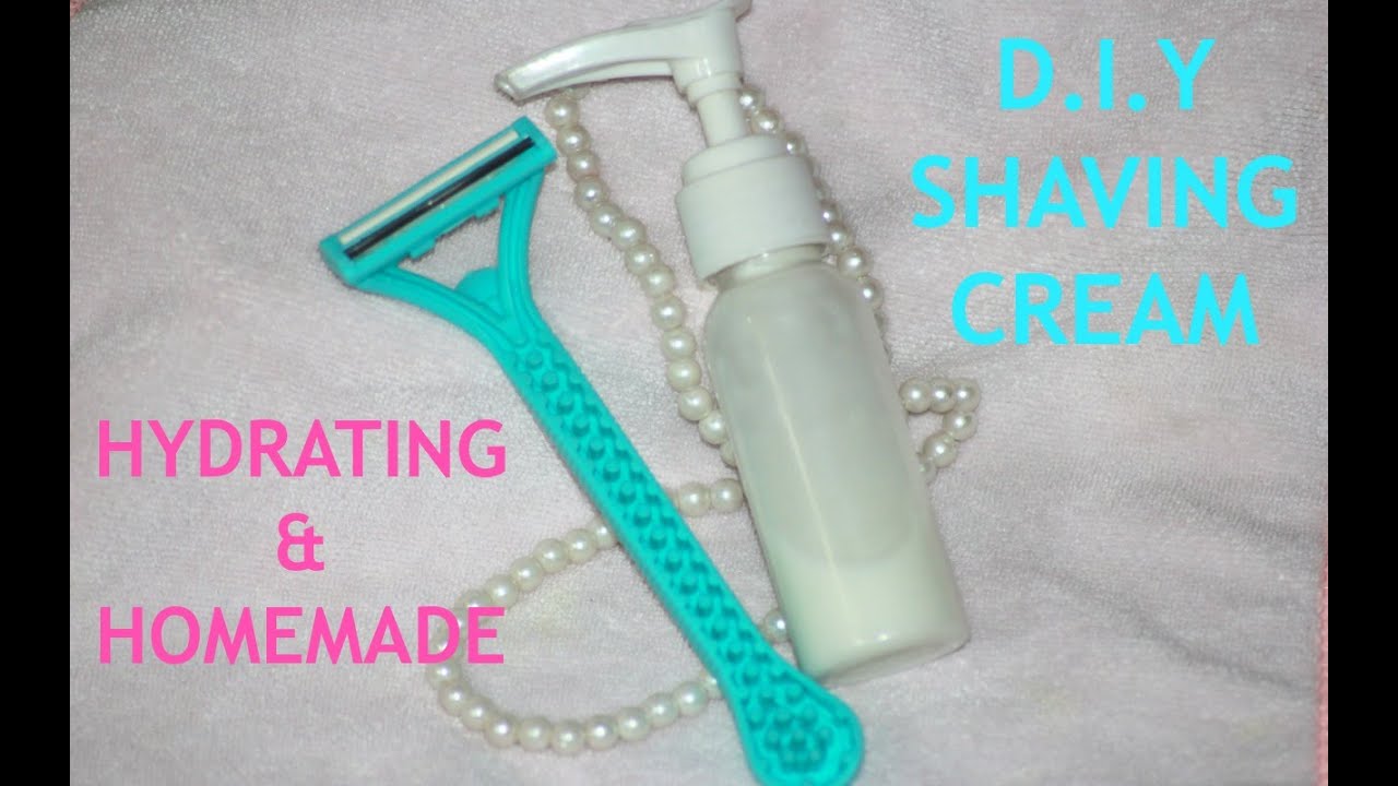 How to DIY Shaving Cream for Women Hydrating & Homemade YouTube