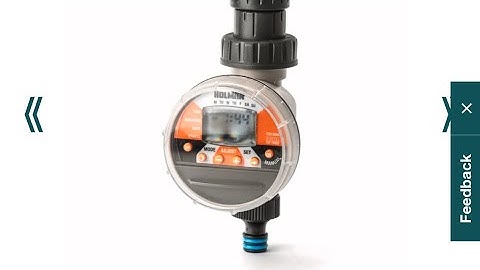 How to set up Holman Digital timer